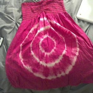 Cute tie dye sun dress